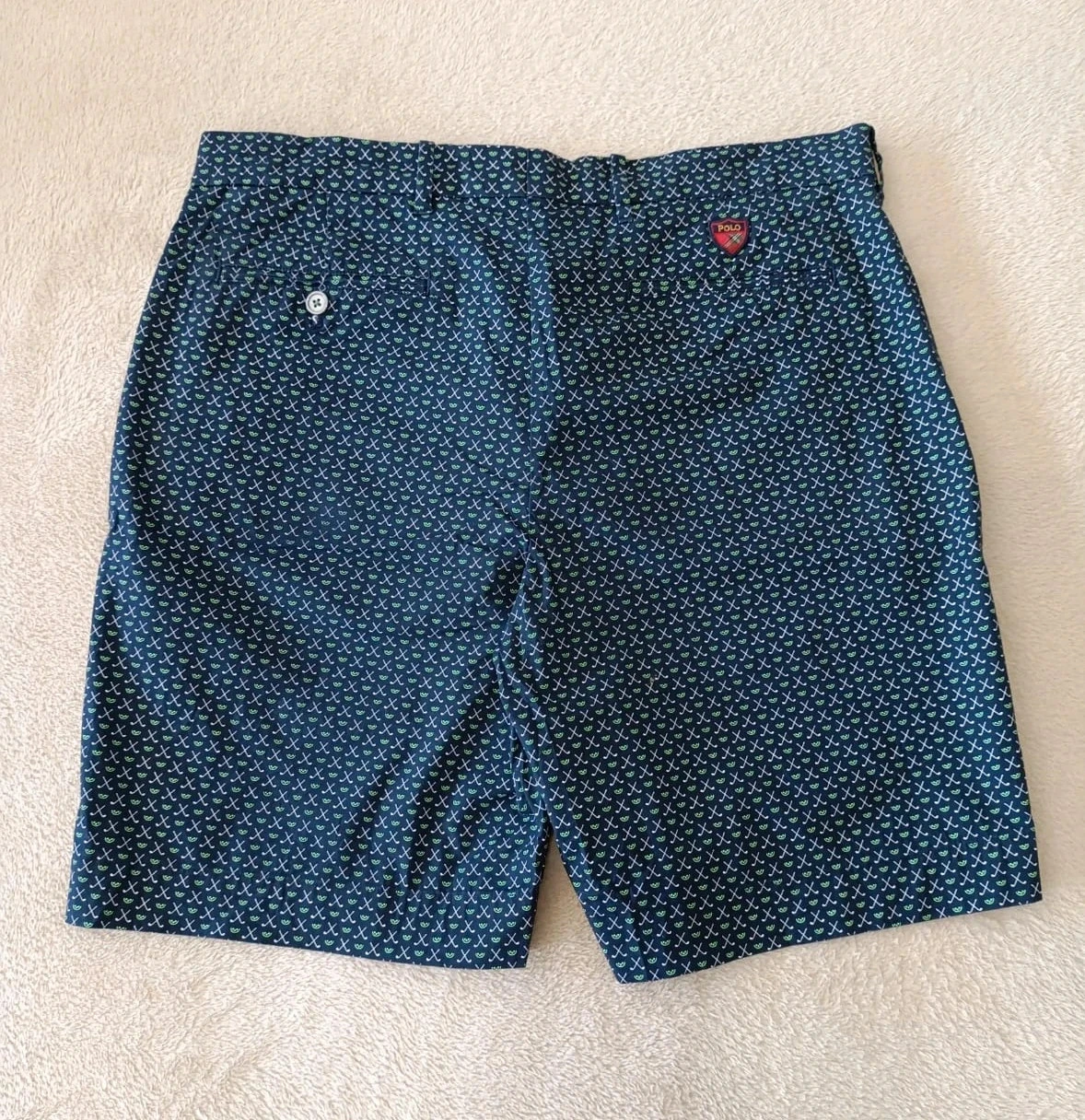 Short Polo Golf Ralph Lauren Classic Fit marineblauw Maat 34 – photo 2